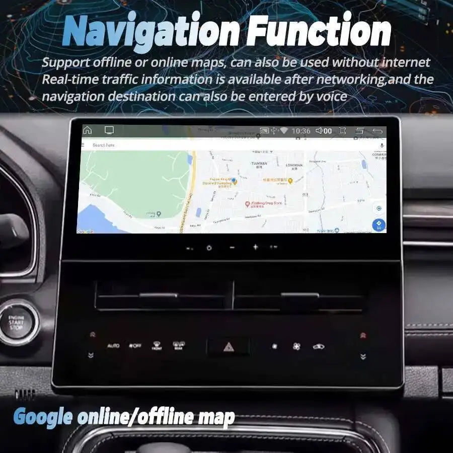 Navigation Monitor Android For Toyota Avalon 2024 2025 Car Stereo Radio Auto 12.3" Multime
