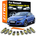 ZITWO 11Pcs LED Bulb Interior Dome Trunk Door Light Kit For Renault Megane Coupe for Renault MK3 - Canbus LED Car Light
