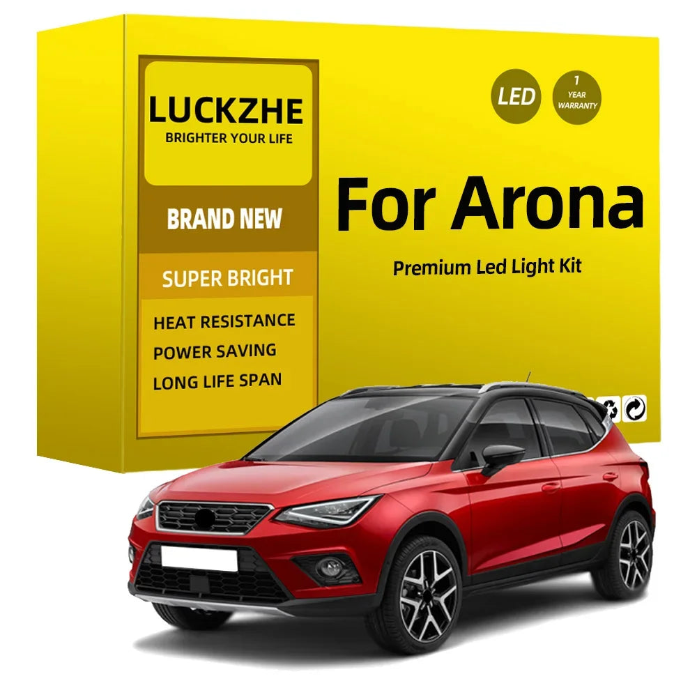 11-Piece LED Interior Light Kit for Seat Arona - Canbus Error-Free Bulbs | AUTOKITSHOP