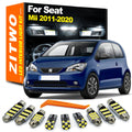 ZITWO 7Pcs LED Interior Dome Map Light Kit For Seat Mii 2011 2012 - 2015 2016 20 for Seat 2012-2015 - Canbus LED Car Lig