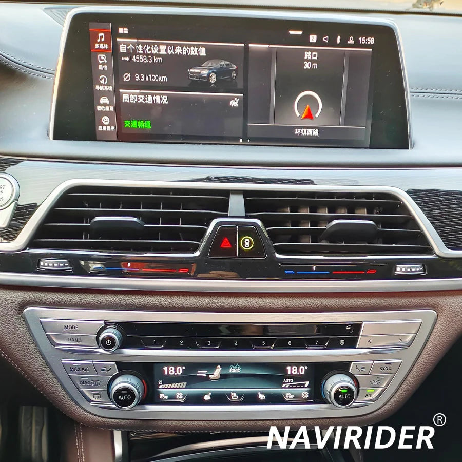 Wifi Carplay Android 14 AHD Screen For BMW 7 Series G11 G12 2017-2019 Smart Car Radio Auto