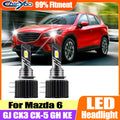 3570 CSP Chips 40000LM 150W H15 LED Headlights High Beam/DRL Day Running Light For Mazda 6