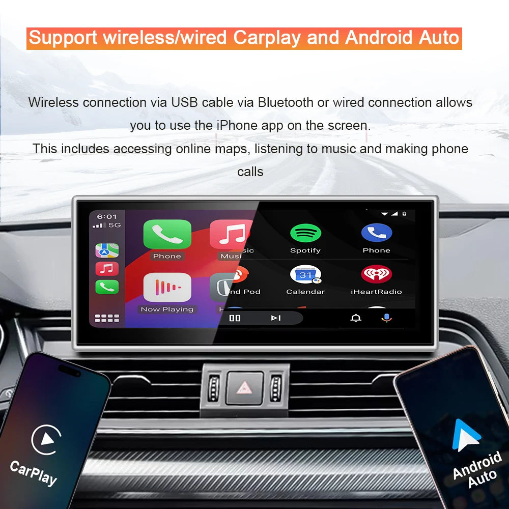 10.25inch Android 14 Carplay Radio For AUDI Q5L 2018-2020 Car Video Players GPS Navigation