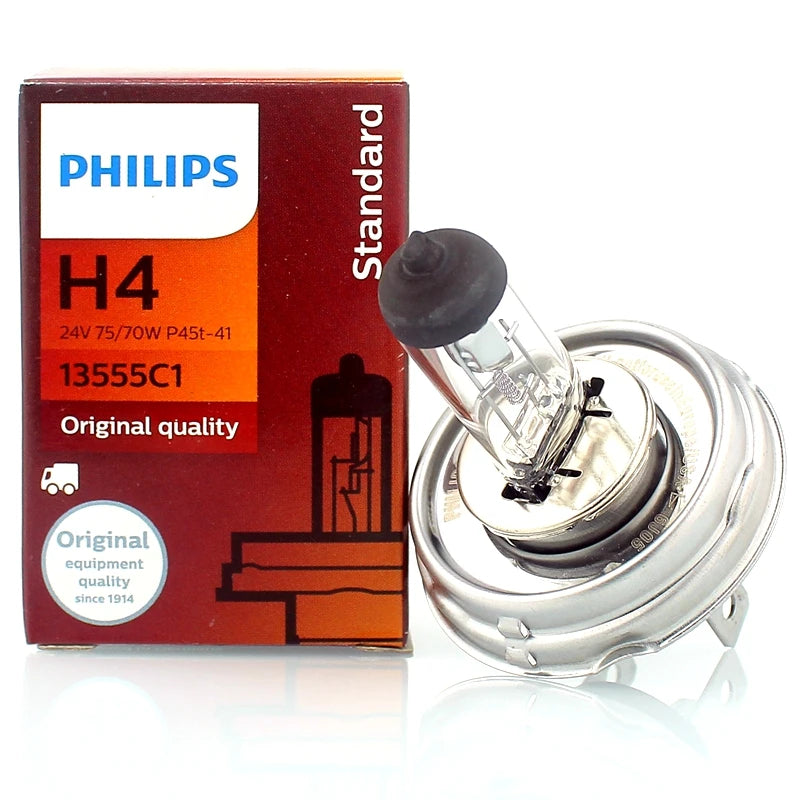Philips 24V Truck Headlight Bulb H4 24V 75/70W P45t-41 13555C1 Original Quality