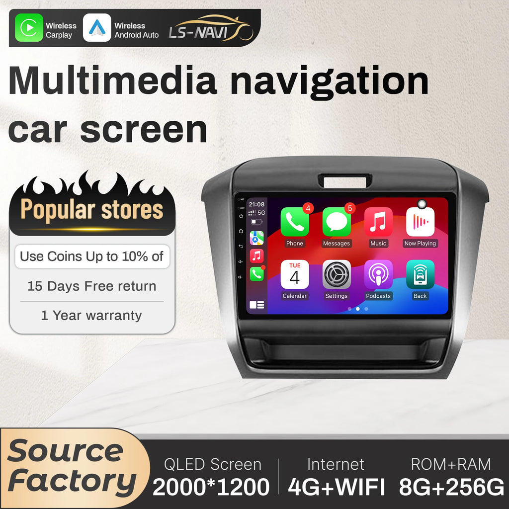Car Radio For Honda Freed 2 2016-2020 Head Unit Wireless Bluetooth CarPlay 4G Touch Screen