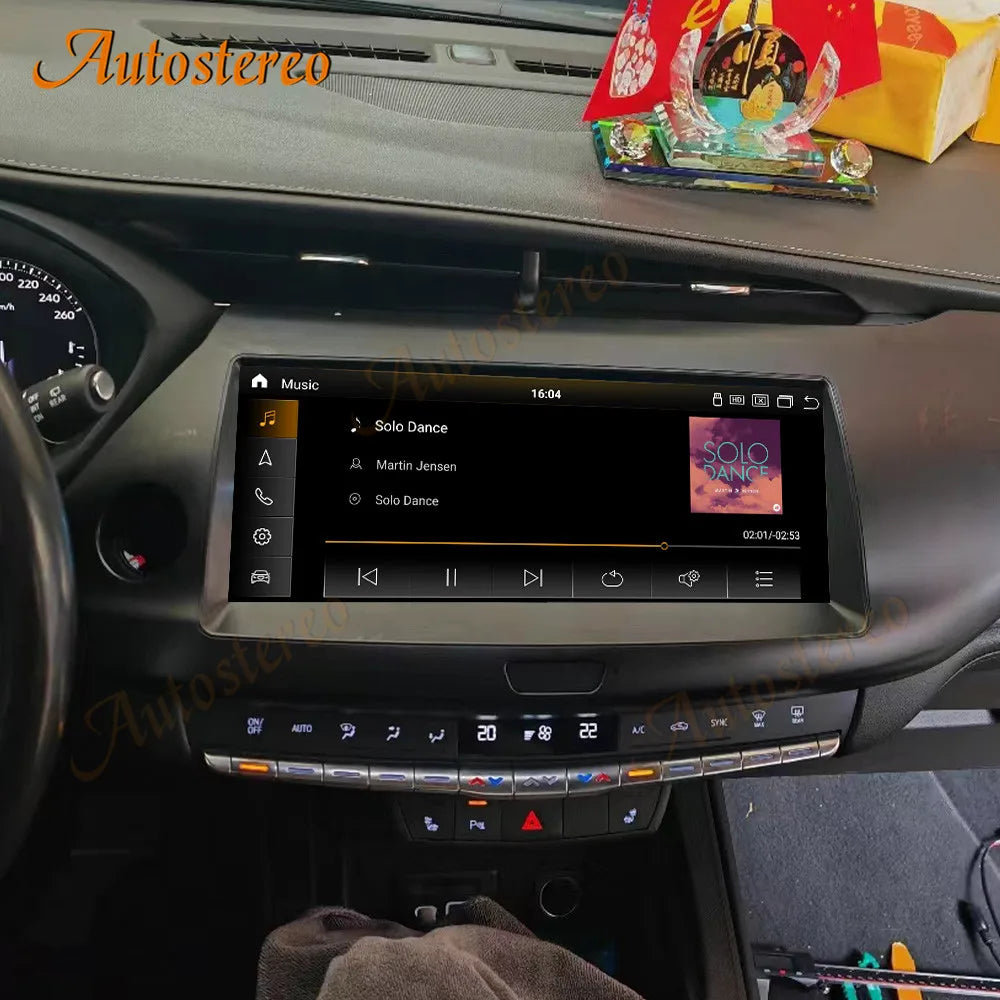 4G LET Android 13 For Cadillac XT4 Wireless Carplay Car GPS Navigation Head Unit Multimedi