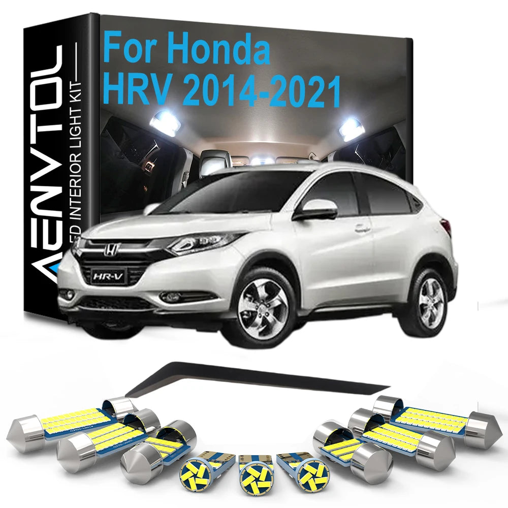 12-Piece LED Interior Light Kit for Honda - Canbus Error-Free Interior Bulbs