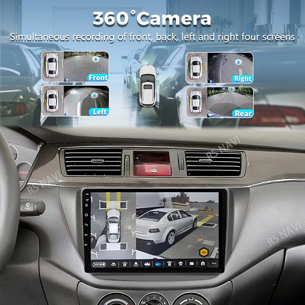 Android 16 For Mitsubishi Lancer 9 CS 2000 2003 2004-2010 2K QLED Stereo Car Radio Multime