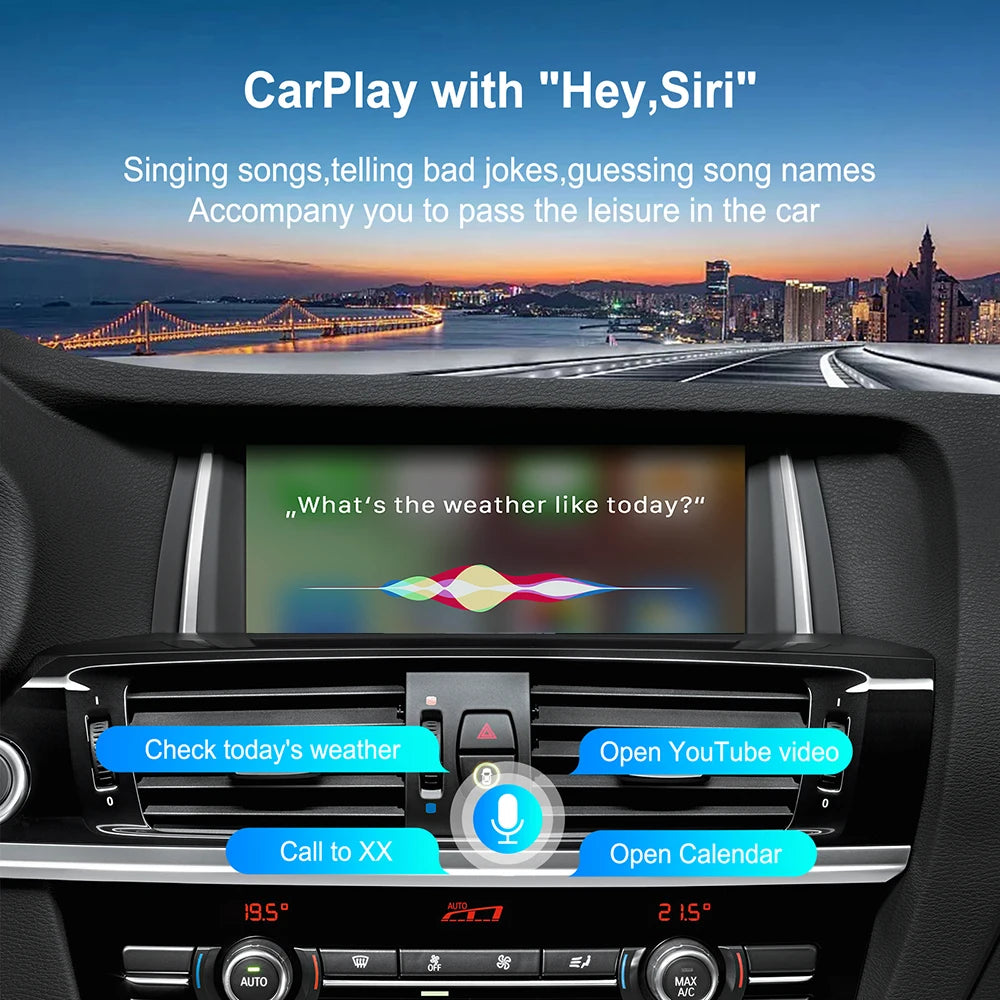 Wireless CarPlay Android For BMW CIC NBT System For BMW 1 2 3 4 5 6 7 Series X1 X3 X4 X5 X