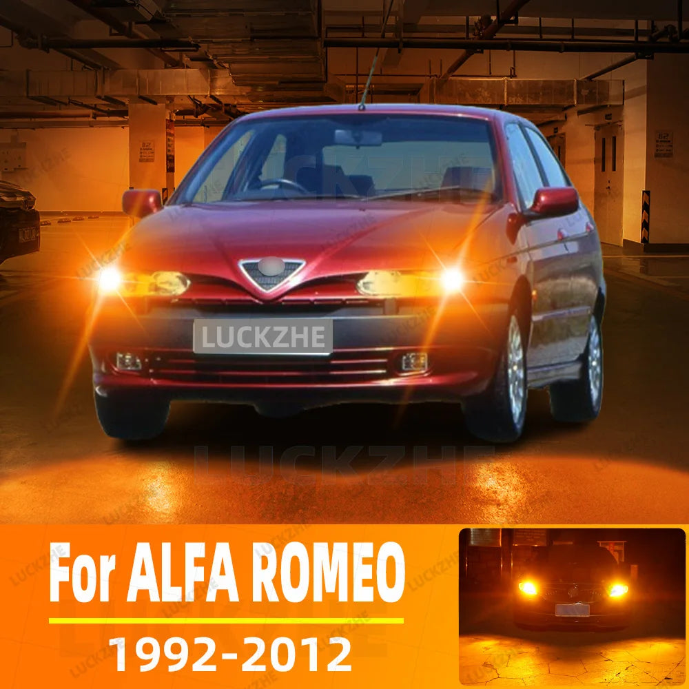 2-Piece LED Interior Light Kit for ALFA ROMEO 145 146 147 155 156 159 Sportwagon 1994-2006 - Canbus Dome Map Door Tru...