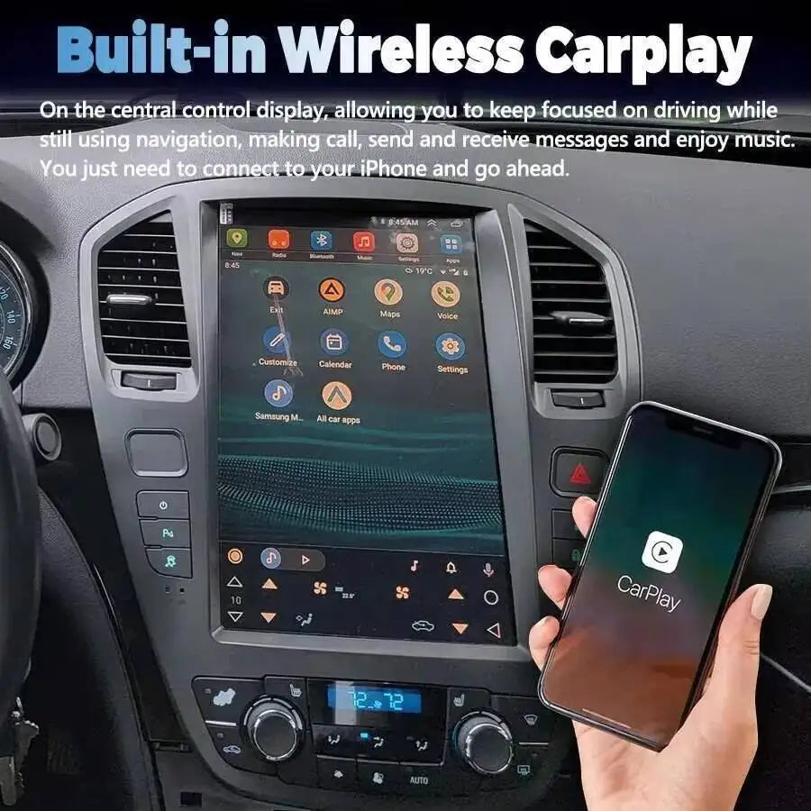 For Opel Insignia 2009-2013 CD300 CD400 Regal Vauxhall Vertical Screen Car Radio GPS Navig | AUTOKITSHOP