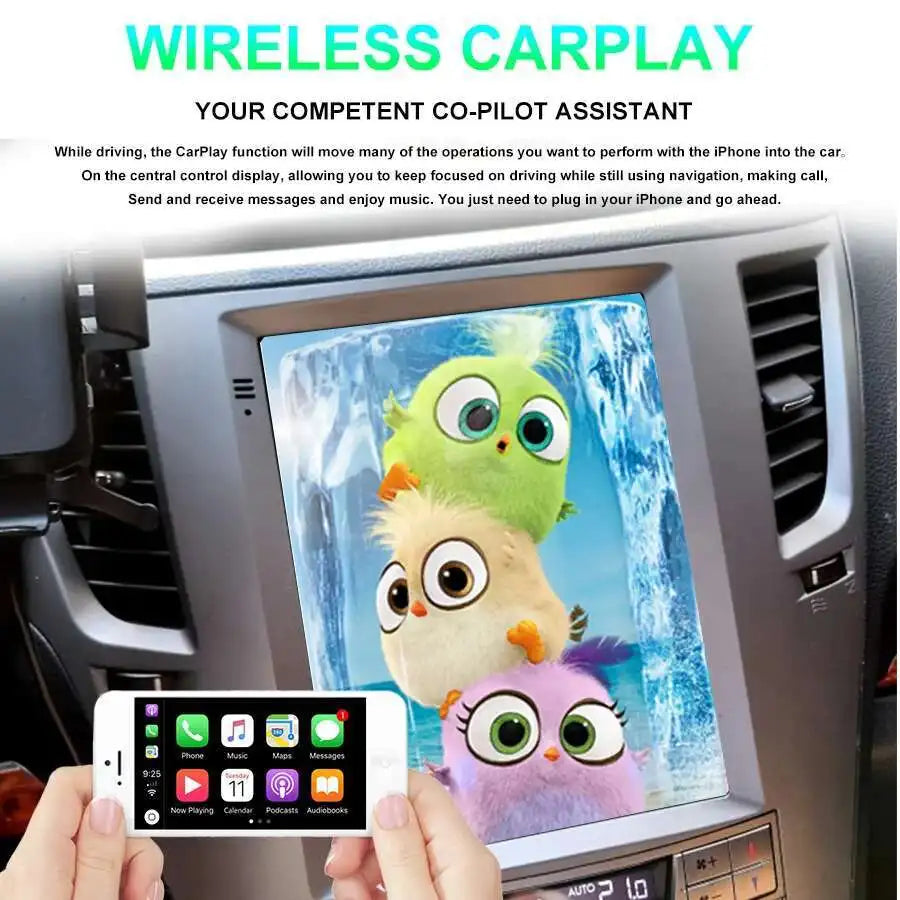 256GB ROM Android 14 Car Radio For Subaru Outback Impreza Legacy 2009-2014 Car Auto Stereo