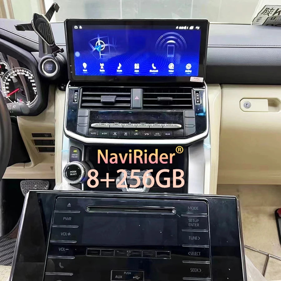 For Toyota Lc300 Land Cruiser 300 2022 Car Android Auto Multimedia 12.3" Carplay Screen Vi