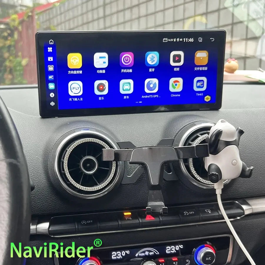 Android 14 Touch Screen For Audi A3 2013-2019 Multimedia Video Player GPS Navigation Auto
