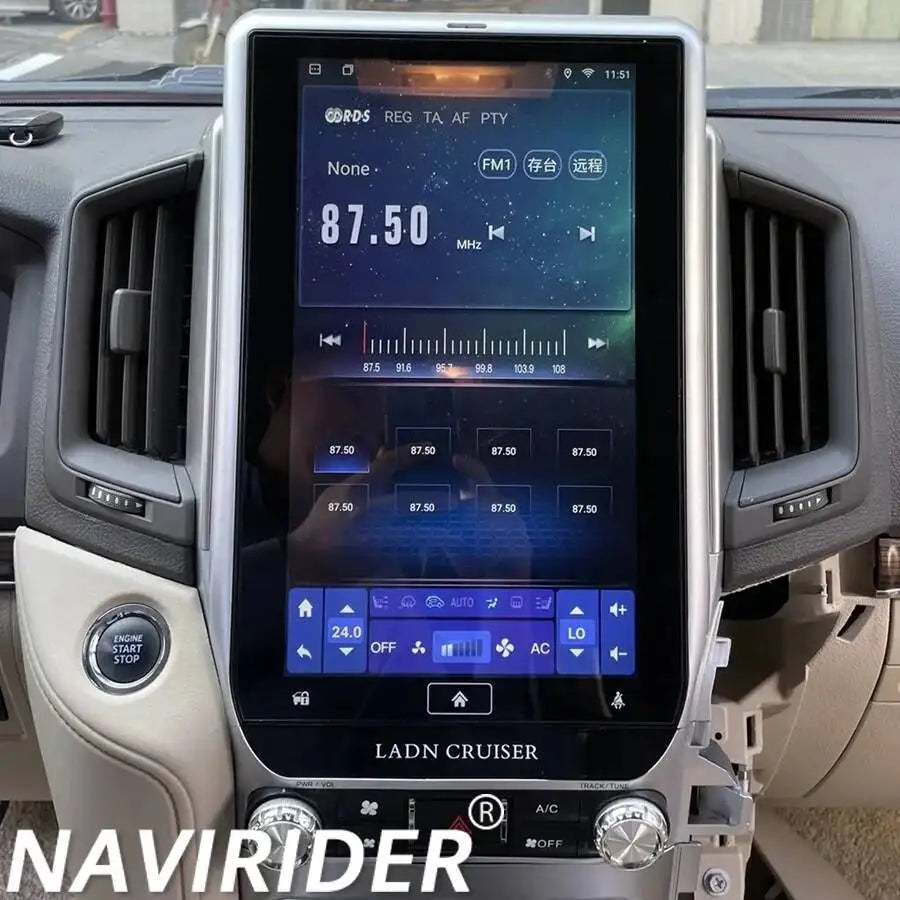 13.8" For Toyota Land Cruiser 200 Lc200 2017 2018 2019 Large Screen Android Stereo GPS Nav | AUTOKITSHOP