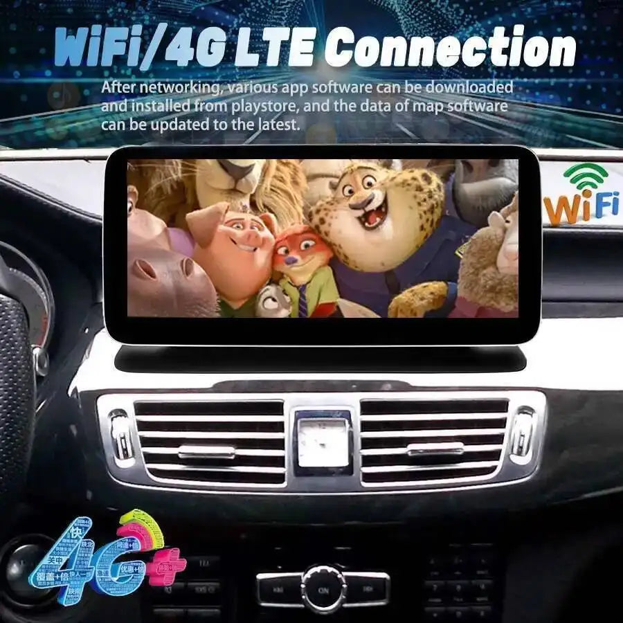 Android 14 Navi Bluetooth Carplay Screen For Mercedes Benz CLS W218 C218 2010-2018 WIFI Ca