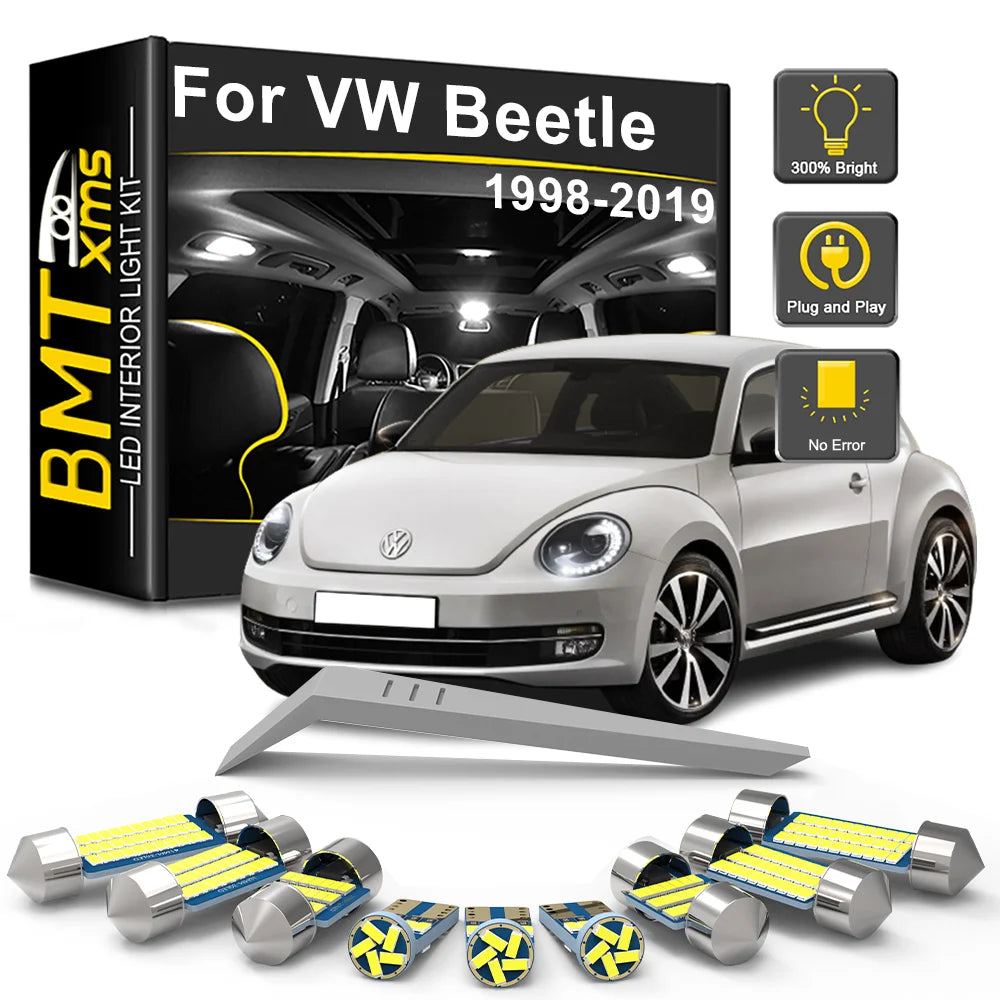 LED Interior Light Kit for VW Volkswagen Beetle 9C 1C 5C 1998-2009 - Canbus Dome Map Door Trunk Bulbs | AUTOKITSHOP