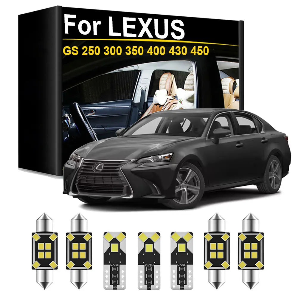 LED Interior Light Kit for LEXUS GS 1991- 2002 - Canbus Dome Map Door Trunk Bulbs | AUTOKITSHOP