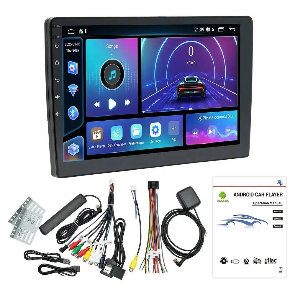 9/10.1inch FULL TOUCH SCREEN Car Multimedia Video Player Carplay Head Unit 2Din Radio Andr