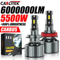 5500W H4 H7 LED Headlight Canbus H1 H8 H9 H11 9005 HB3 9006 HB4 9012 HIR2 5570 CSP Chip 60