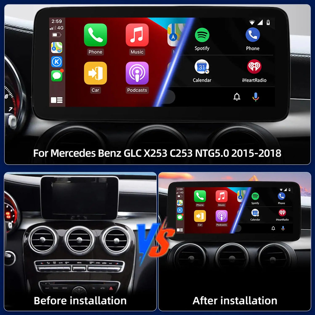 LED Interior Light Kit for Mercedes X253 C253 GLC - Canbus Error-Free Interior Bulbs