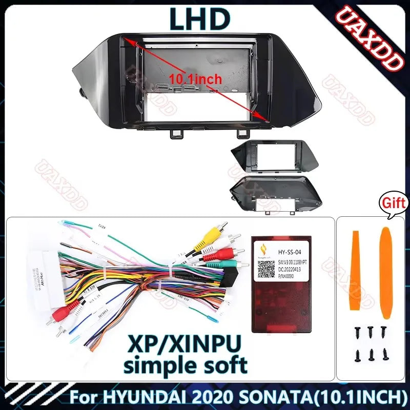 For HYUNDAI 2020 SONATA 10.1INCH UV Car Radio Android Stereo Audio Screen Multimedia Video