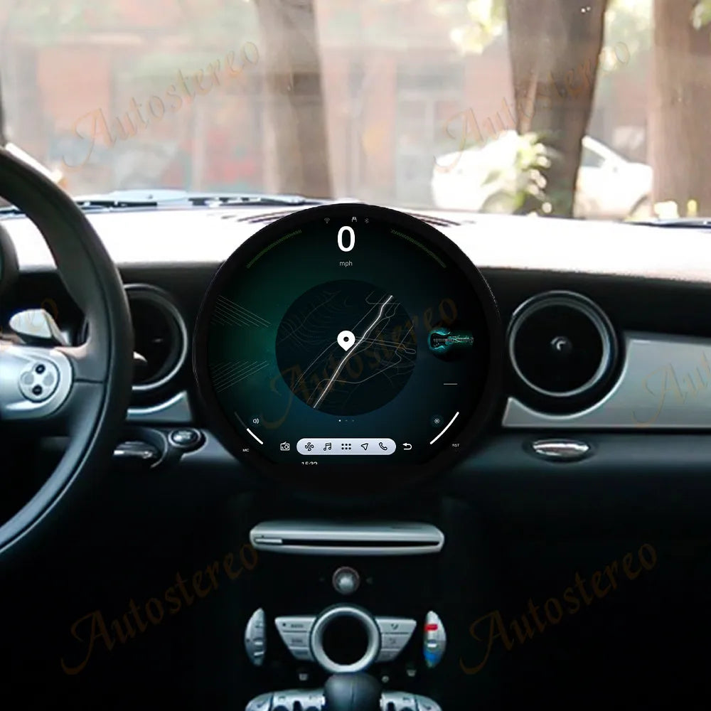 11.7 Inch HD Screen CarPlay Android 14 For BMW mini 2007-2011 Car Radio Multimedia Player