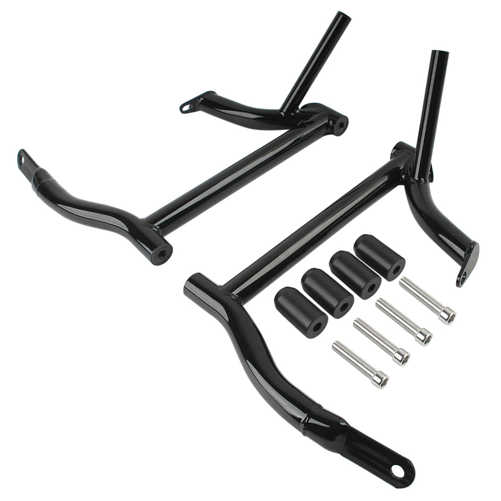 Motorcycle Black Saddlebag Guard Rails Bag Guards For Harley Road Glide Street Glide Road King E - Automotive LED Light