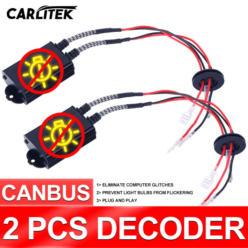 H7 Car Load Resistor Error Canceler LED Decoder Canbus Free Wiring Canceler Decoder Light