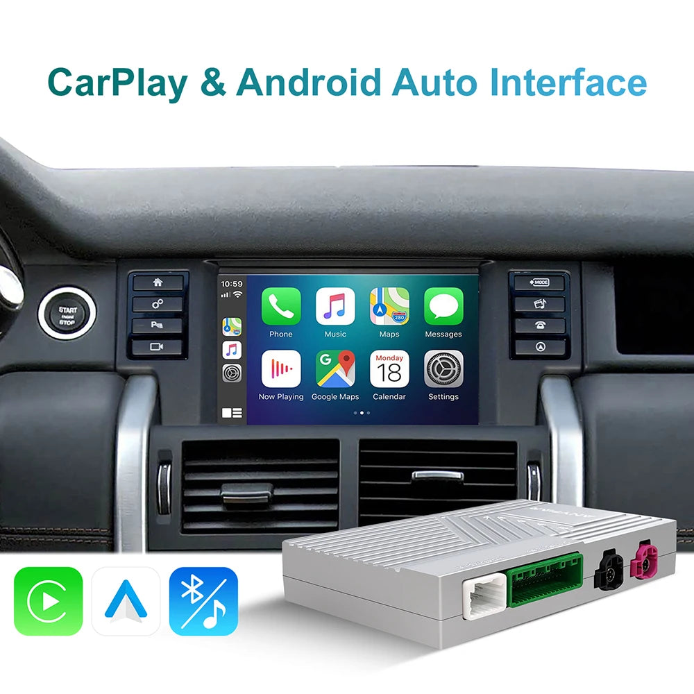 Wireless CarPlay Android Auto retrofit kit decoder box CarPlay Interface for Lander Rover  | AUTOKITSHOP