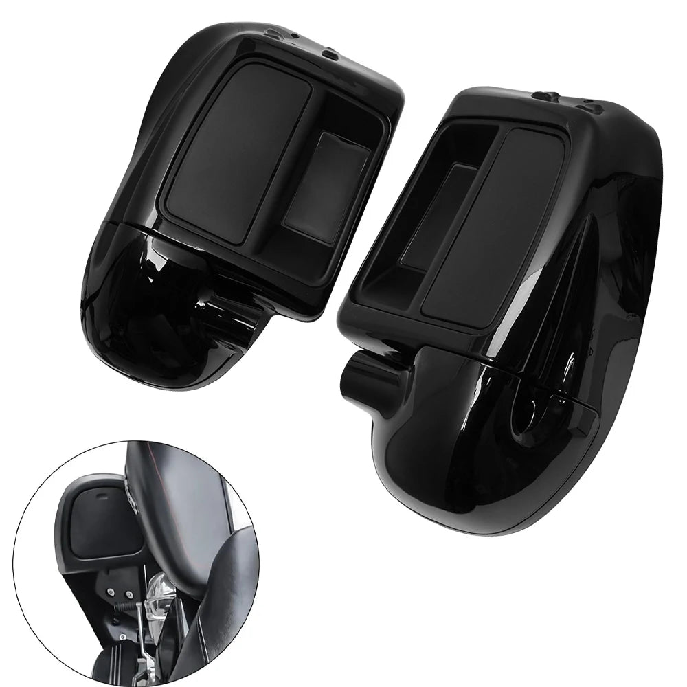 For Harley Touring Street Glide Ultra Road King 2014-2023 2022 2021 Motorcycle Gloss Black Lower - Automotive LED Light