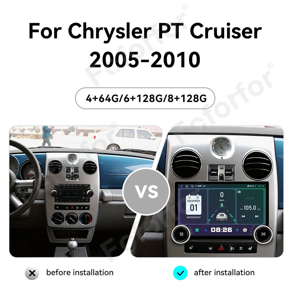 Smart HD Display Android 15 11.5 Inch Car Stereo Wireless CarPlay GPS Multimedia Player Fo