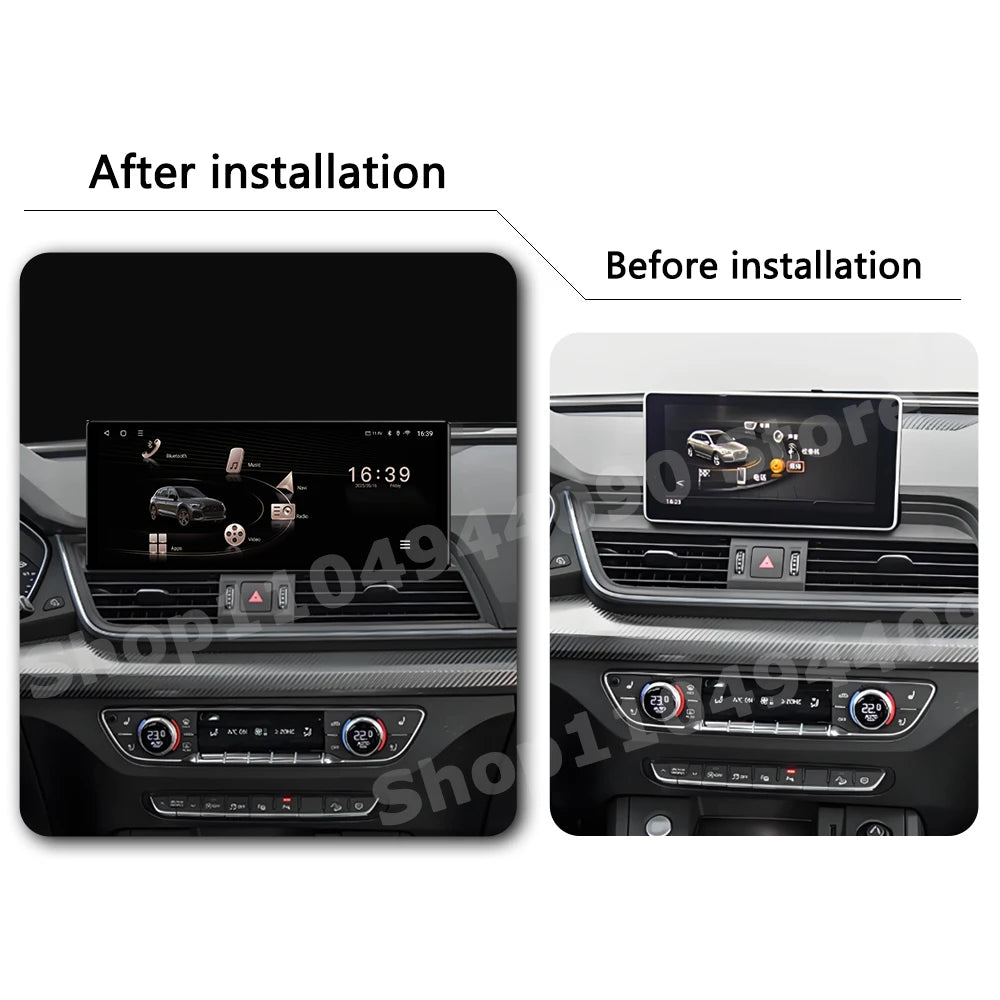 QLED 2400*900P Android OS for Audi Q5L 2018 - 2020 Multimedia Display Radio Stereo Player