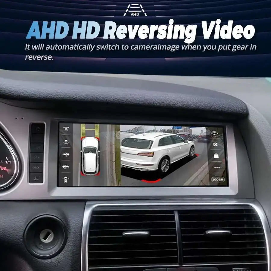 Qualcomm 665 GPS Navi Bluetooth DSP Android 14 Video Player Stereo For Audi Q7 2005-2015 A