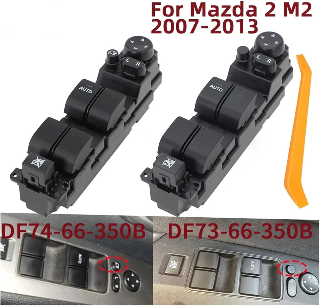 Driver Side Power Window Switch For Mazda 2 M2 2007-2013 DF73-66-350B Electric P for Mazda DF73 M2 2007-2013 - Automotiv