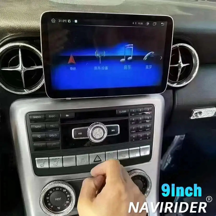 Android 14 Screen Car Radio For Benz SLC 43 AMG SLK SLC300 SLC200 SLC260 SLK350 SL350 R172