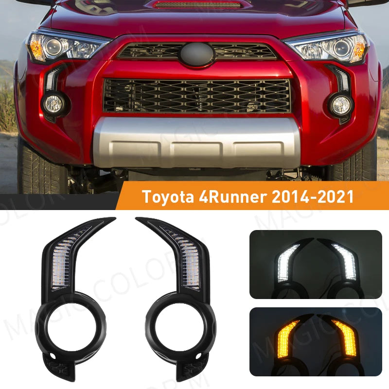 LED DRL For Toyota 4 Runner 4Runner 2014 2015 2016 2017 2018 2019 2020 2021 Daytime Runnin | AUTOKITSHOP