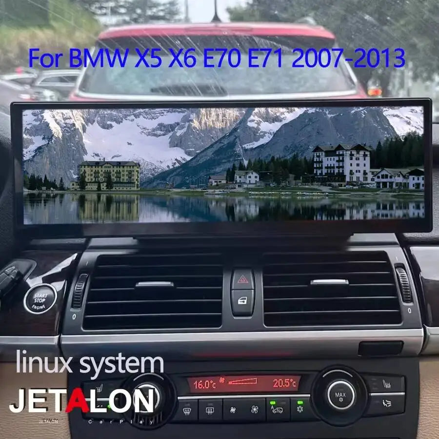 14.9inch Car Video Players Multimedia Screen For BMW X5 X6 E70 E71 2007-2013 CCC CIC Carpl
