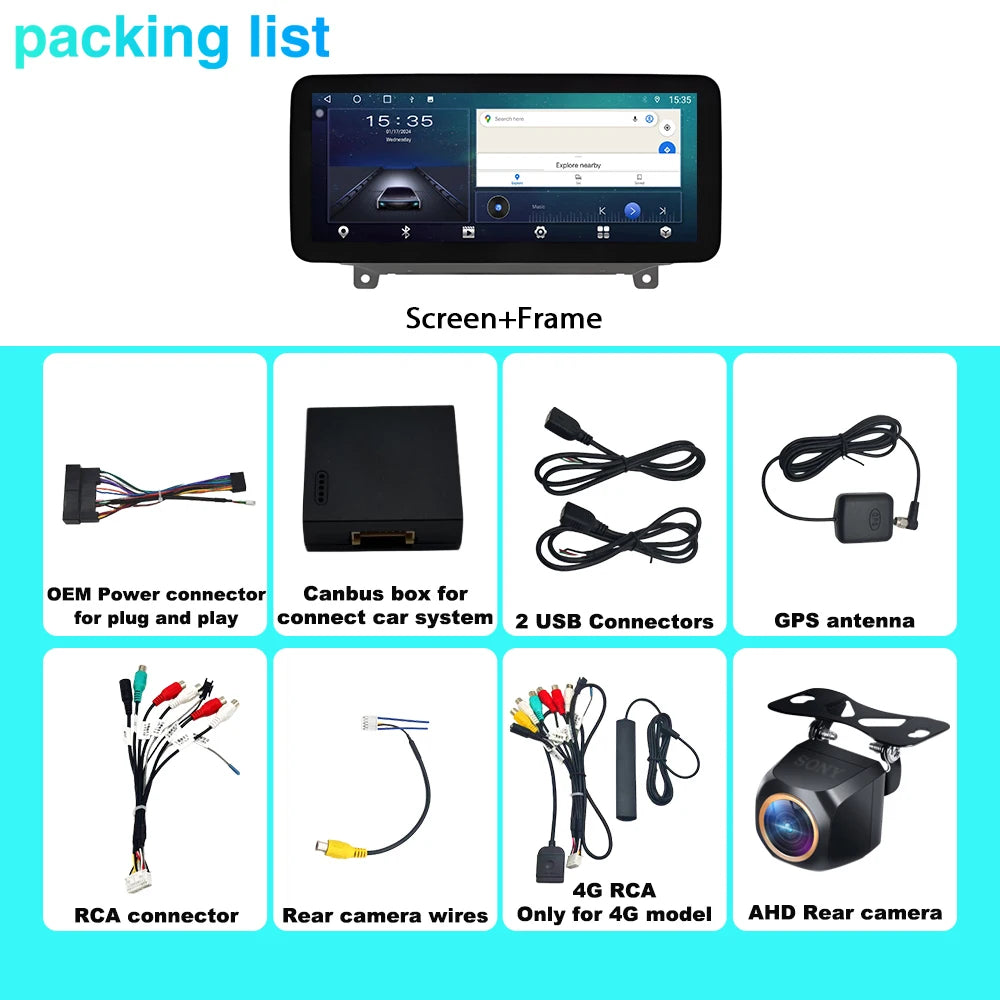 12.3" Android 15 Carplay Car Radio For Hyundai Santa Fe 2019 - 2021 Multimedia Player 2 di