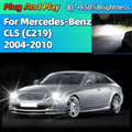LED Headlights HID D2S Turbo Car Light Bulbs 30000LM CSP Chip For Mercedes Benz CLS C219 2
