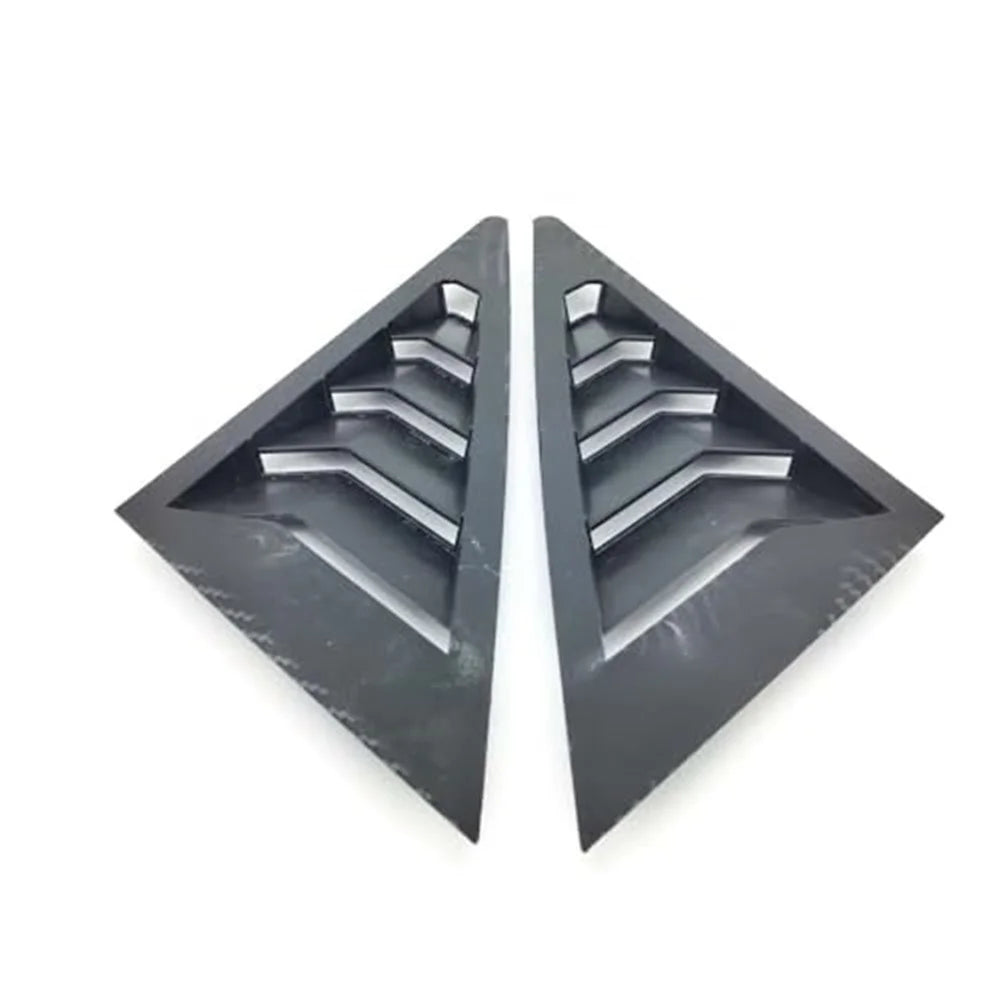 Carbon Fiber Look Front Quarter Window Louver Shutter Trim for Honda Civic 06-11