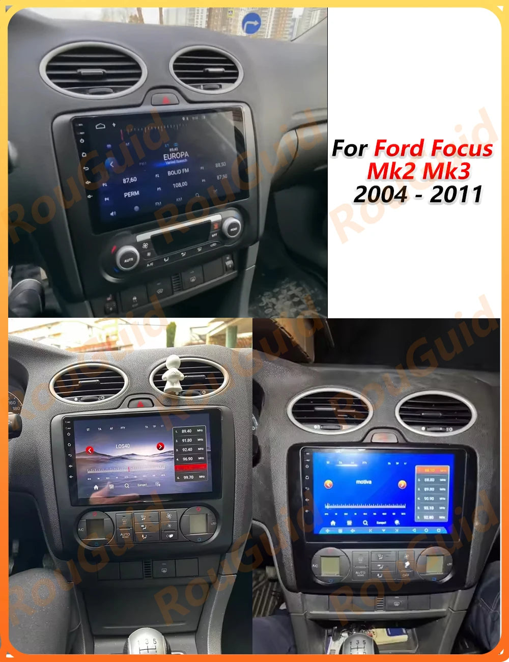 Android Auto Car Radio For Ford Focus 2 3 Mk2 Mk3 2004 2005 2006 2007 2008 -2011 GPS Navig | AUTOKITSHOP