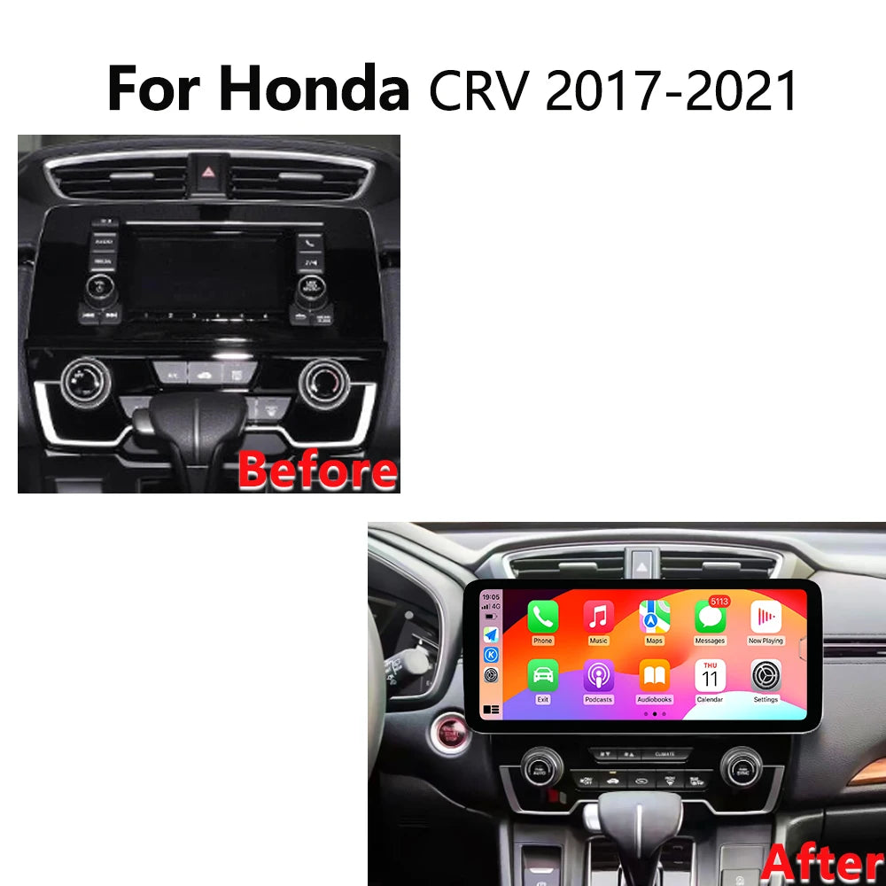 12.3-inch Car Radio For Honda CRV 2017-2021 Android 15 Multimedia Player WiFi GPS Navigati | AUTOKITSHOP