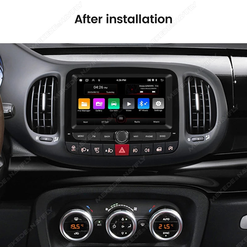 7'' for Fiat 500L 2013~2016 2019 Android Car Radio FM Support CARPLAY Android AUTO Reversi | AUTOKITSHOP