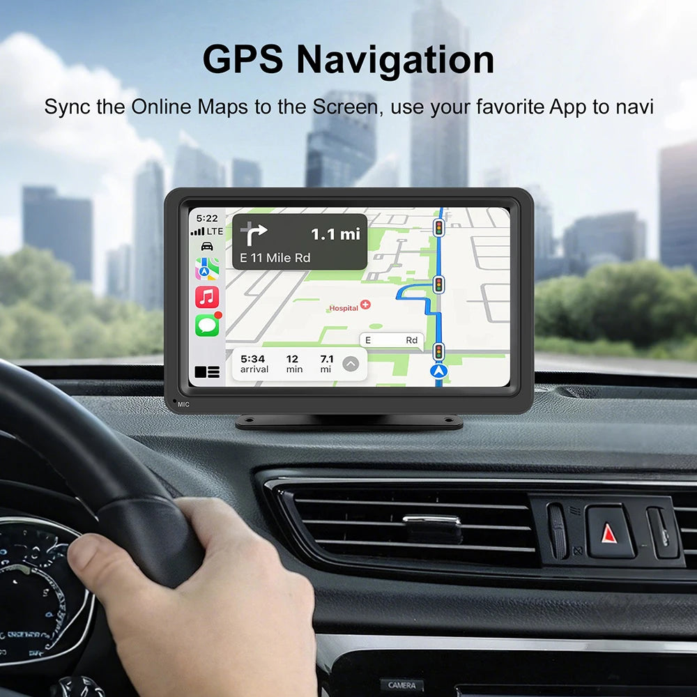 ANYFAR 7inch Car Radio Multimedia Video Player Wireless Carplay And Wireless Android Auto  | AUTOKITSHOP