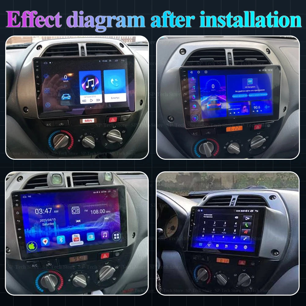Android 16 Autoradio For Toyota Rav4 2 Ca20 Ca20w Xa20 2001- 2006 Car Radio Multimedia Pla | AUTOKITSHOP