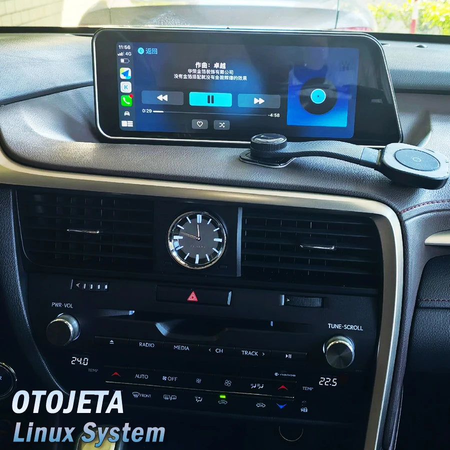 12.3inch Linux Car Radio Touch Screen Wireless CarPlay For Lexus RX RX270 RX300 RX350 2016