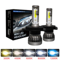 LED H4 Car Headlight Bulbs H1 H7 H8 H9 H11 Headlamps Kit 9005 HB3 9006 HB4 Auto Driving Ru