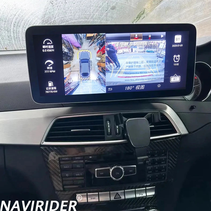 12.3Inch Car Auto 2400x960P Video Player For Benz C200 W204 C180 C260 C300 C63 2011-2014 C | AUTOKITSHOP