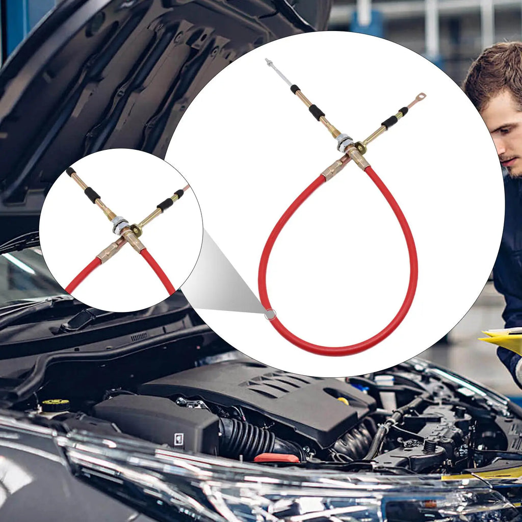 Automatic Transmission Shift Cable 4 Ft Eyelet Threaded Performance Racing for B&M Pro Bandit Ve - Automotive LED Light